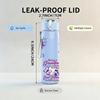 1PC Jesus Heart Multi Butterfly Quote 750ml Color Plastic Sports Water Bottle Leakproof Flip Straw Lid Suitable for Sports Office Home Use