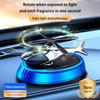 Solar Powered Rotation Helicopter Solar Aromatherapy Car Air Freshener Alloy+ABS Wooden Fragrance Auto Aroma Diffuser 2025
