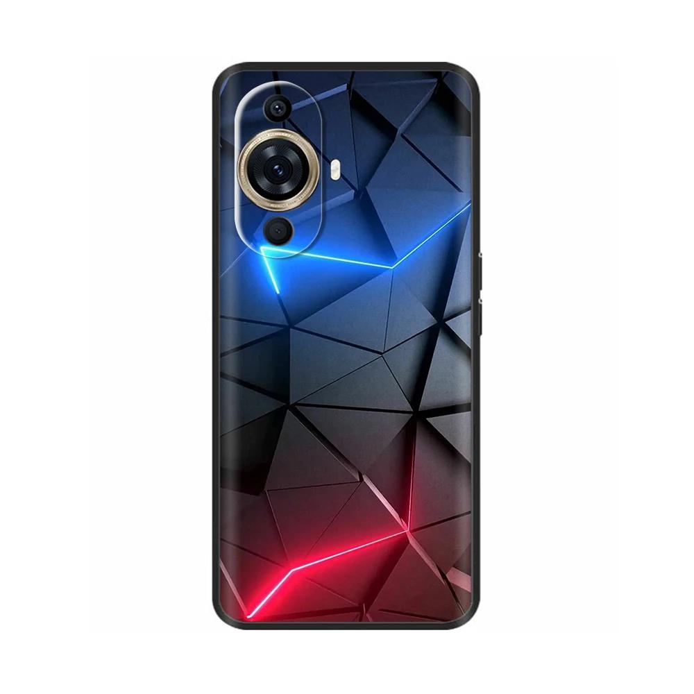 Чехол для Huawei Nova 11 Милый Чехол с Рисунком Сердца и Цветка Силиконовый Чехол для Телефона Для Huawei Nova 11i nova11 Pro Nova 11 Ultra Бампер
