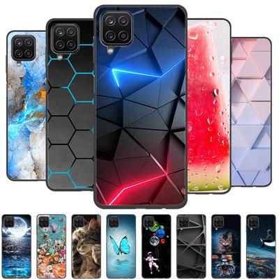 Для Samsung Galaxy A12 Чехол Накладка на телефон Силиконовые Мягкие Задние Чехлы Для Samsung A12 Чехол Кот Мода Бампер для Samsung A 12 Чехол