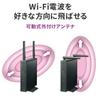 Data WiFi Wireless LAN Dual Band Latest Standard 6 Adjustable Suitable for PS5 Japanese I-O Router, 11ax, Wi-Fi AX1800, 1201+574Mbps, Antenna, IPv6,