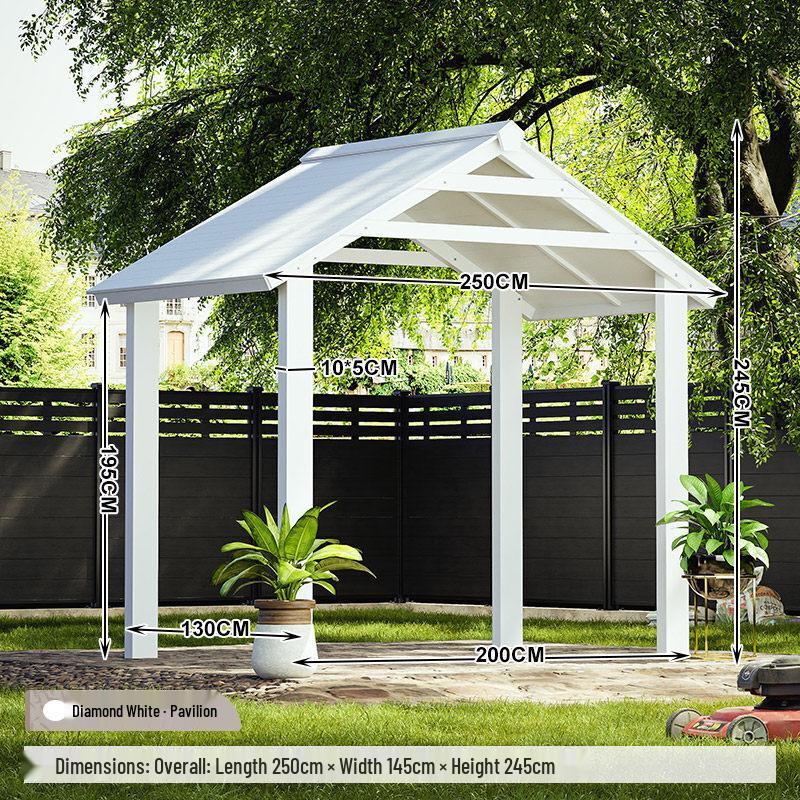 Outdoor Anti-Corrosion Wood Pergola Gazebo
