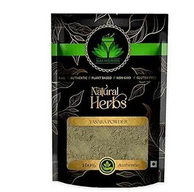 SAI HERBS Порошок из сушеных листьев васаки - Чистый и натуральный (100 г)