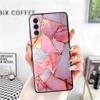 Мягкий чехол для телефона с геометрическим мраморным узором для Samsung A17 A37 A57 A16 A26 A36 A56 A15 A25 A35 A55 A14 A24 A34 A54 A13 A23 A33 A53