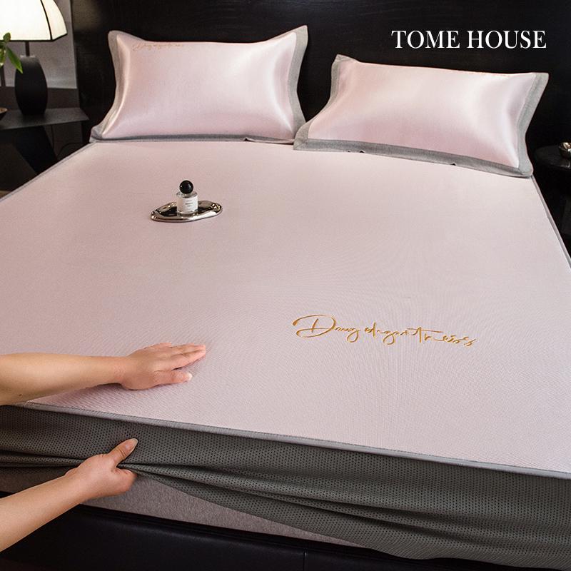 Machine Washable High-End Ice Silk Cooling Mat for Summer - Foldable, Soft Bed Cover with Free Shipping