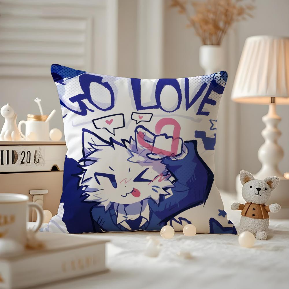 Чехол на подушку с принтом Boykisser Silly Cat, наволочка для подушки на диван в гостиной и декора подушек в спальне