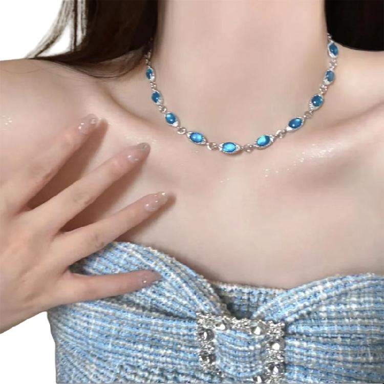 Красочное женское богемное ожерелье с подвесками из кубического циркония, эффектное ожерелье, подходящее для пляжа и фестиваля