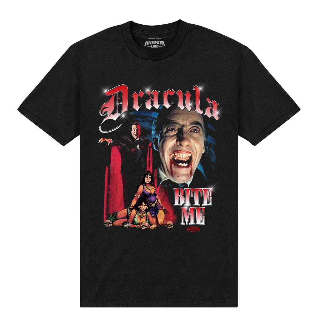Horror Line Unisex Adult Dracula Bites T-Shirt
