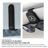 BAJ1 For Benz Car Sunshades Magnetic Leather Sunglasses Ticket Clip Auto Accessories AMG Exclusive A C E R V Class CLA CLS C180 C200
