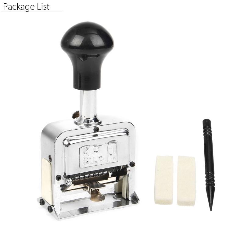 1 шт. 5/6/7/8 позиционная автоматическая нумерационная машина в цифровую кодировочную страницу, маркирующая машину для глав, цифровой штамп