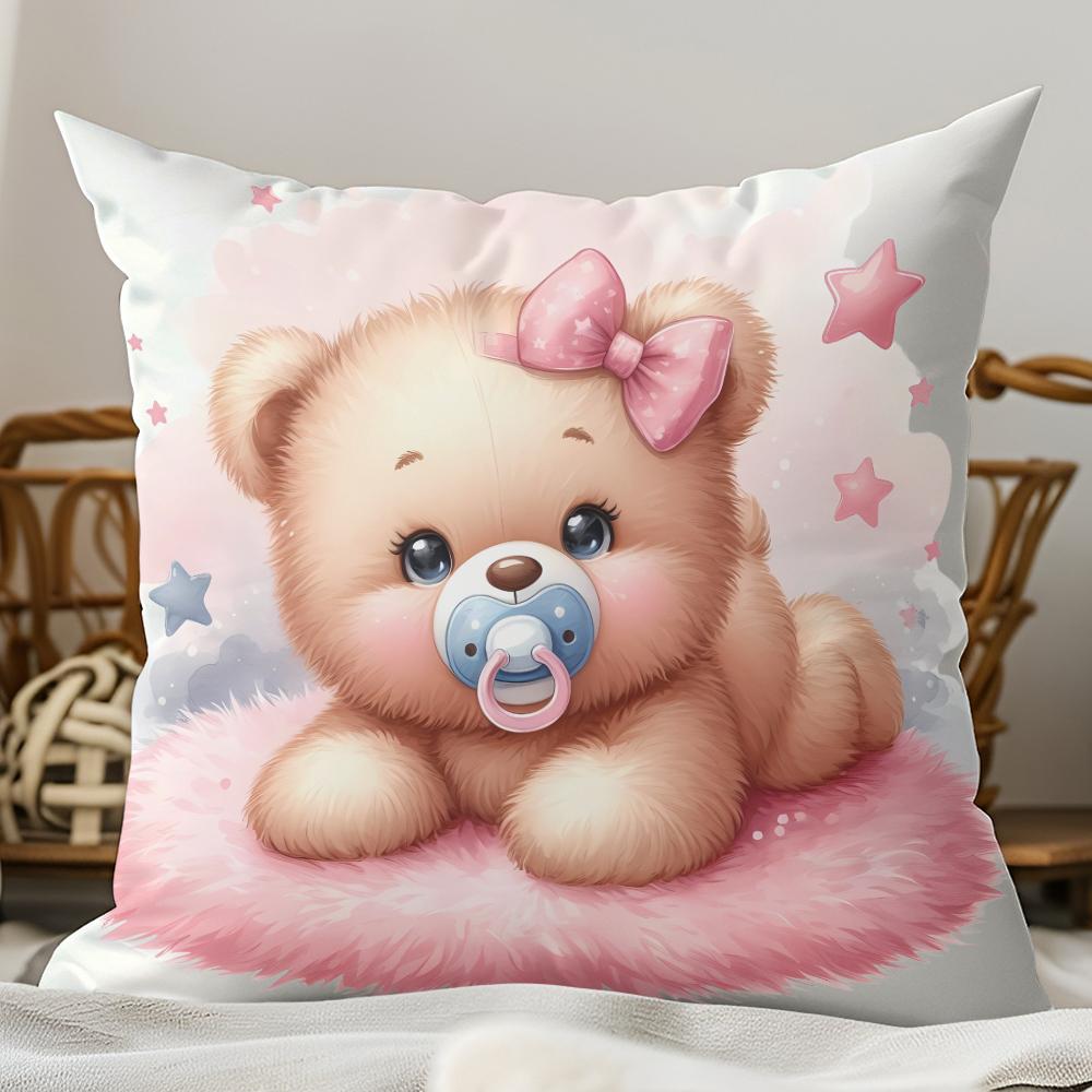 Пододеяльники Sweet Dream Bear BABY · Незаменимые для уютного декора детской комнатыПодушка-накидка на диван для гостиной, украшение для спальни
