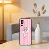 Be-Tty Boo-P Phone Case Black Silicone Soft For Samsung S25,S24,S21,S22,S23,S30,Ultra,S20,Plus,Fe,Lite