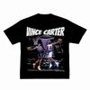 Vince Carter Memorial Short Sleeve Retro Basketball American Street Trend Fashion High Quality Motorcycle Short Sleeve