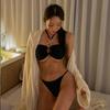 Korean seaside Instagram influencer hot girl swimsuit women's sexy bikini vacation triangle split strapless bikini