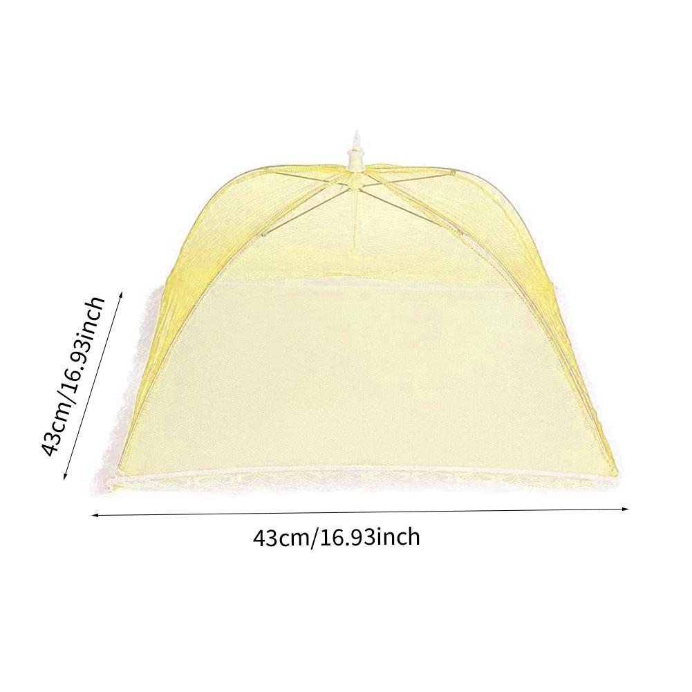 Складная кухонная сетка для пищевых продуктов, антимушиные пищевые покрытия, палатка, многоразовая складная крышка, защищающая от насекомых, сетка для защиты пищевых продуктов
