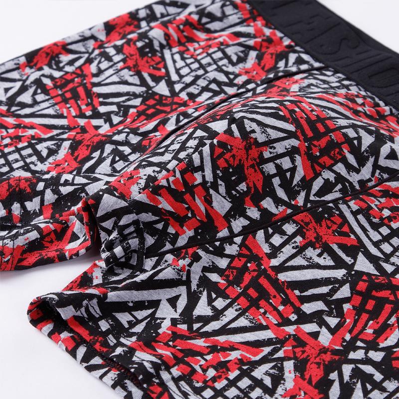 BONITOS 4 шт. сексуальные мужские трусы с принтом боксеры для мужчин хлопковые трусы слипы мужское нижнее белье