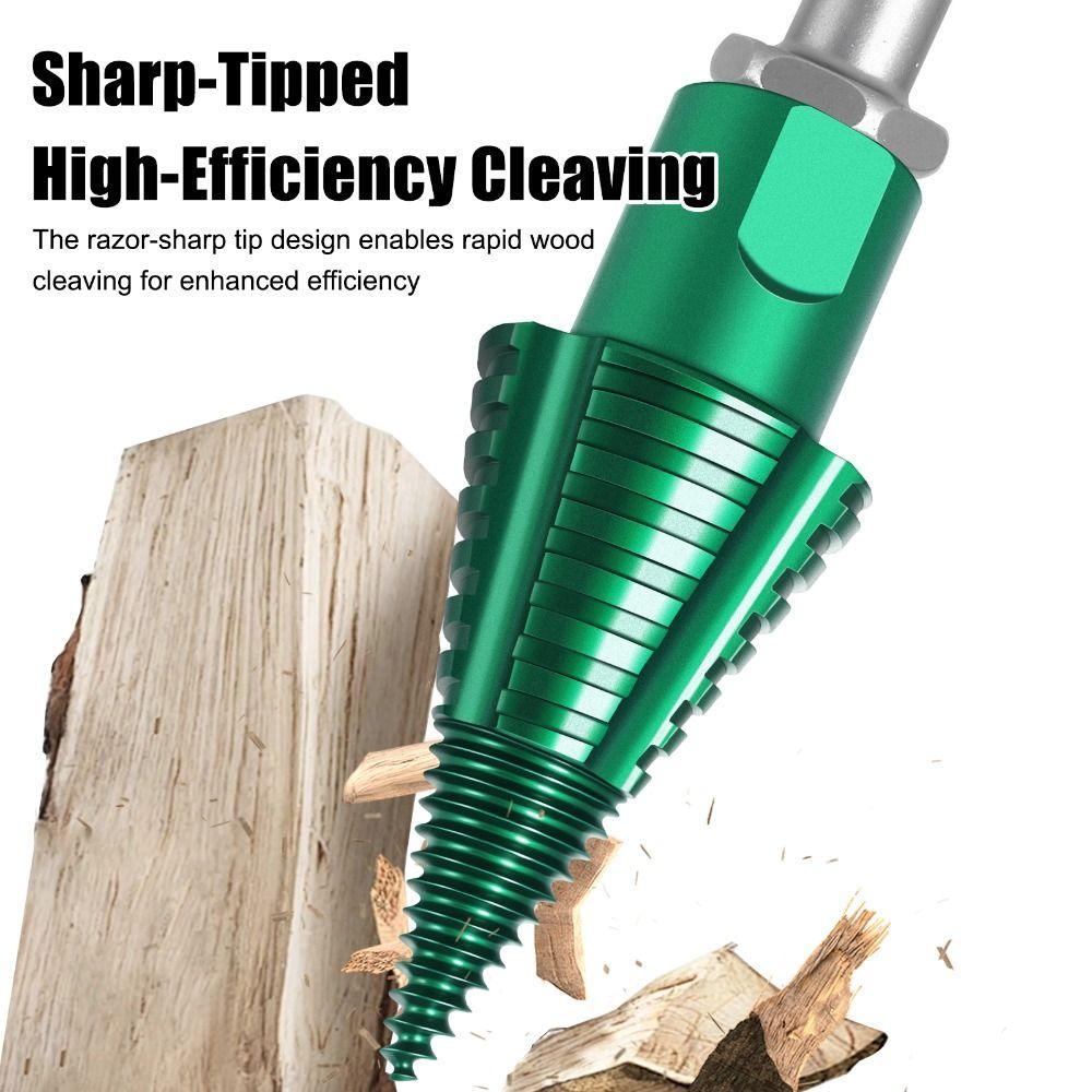 Round Shank Firewood Splitter Drill Bit Square Shank Woodworking Drill Bit Woodworking