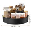360° Rotating Storage Trays Stainless Steel Kitchen Spice Organizer Turntable Multifunction Bathroom Round Storage Carousel New
