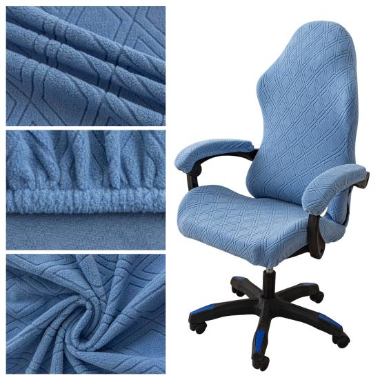 Universal Gaming Chair Cover Elastic Fabric Wear Resistant Moisture-Wicking Breathable Decorative Chair Protector Armchair Seat Cover