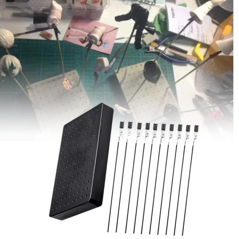 Большая пластиковая сушильная подставка для покраски моделей аэрозольной краской с высокой устойчивостью и универсальностью