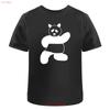 Waving Panda T Shirt 100 Cotton S 2XL TA040614 Vintage Washed Unisex Slightly Stretched Streetwear Casual Homme Soft Stylish