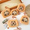 Cute Cartoon Plush Coin Purse Mini Soft Cute Guinea Pig Coin Storage Bag Student Portable Headphone Bag