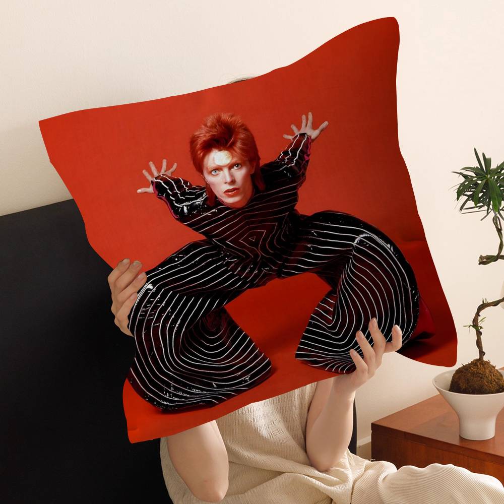 Подушка с принтом горячего певца D-David B-Bowie, чехол для диванной подушки, украшение для дома, детский подарок