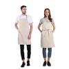 BIGHAS Neck-Hanging Simple Apron, Opaque, Dust-Resistant, Stain-Resistant, Wrinkle-Resistant, Unisex, Available In 12 Colors (Beige)