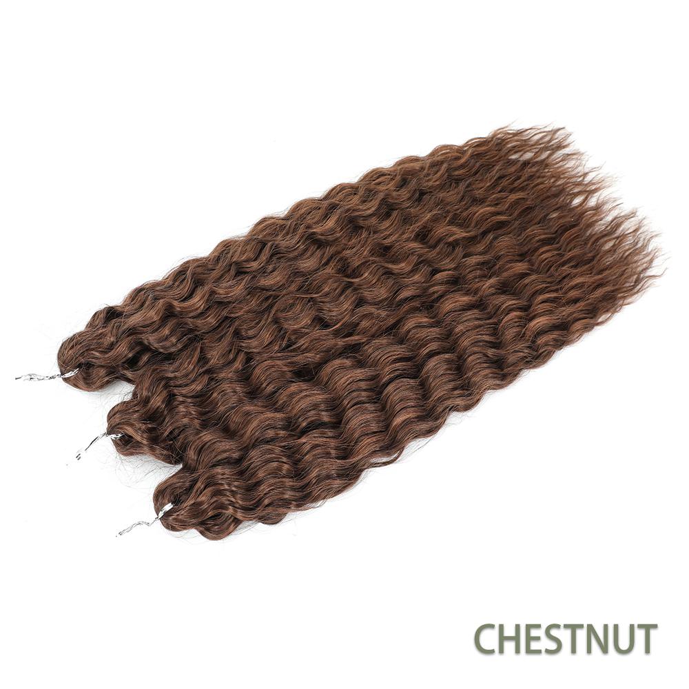 For Twist Crochet Synthetic High-Temp Machine Double Weft 22 Inches 300g 3Pcs/Lot#1B #4 BUG2 Water Wave Extensions Braid