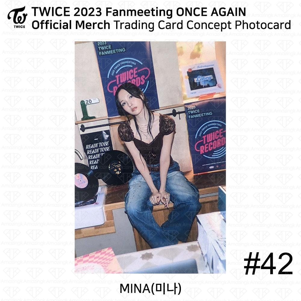 Twice Фан-встреча «ONCE AGAIN» в честь 8-й годовщины. Всплывающая карточка с коллекционной карточкой MD.