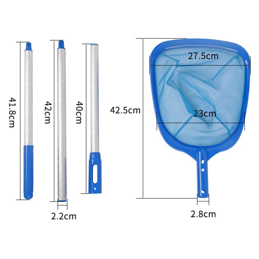 Durable Mesh Pool Cleaning Nets Lightweight Leaf Catcher Net Bag Telescopic Pond Net  Leaf Removal