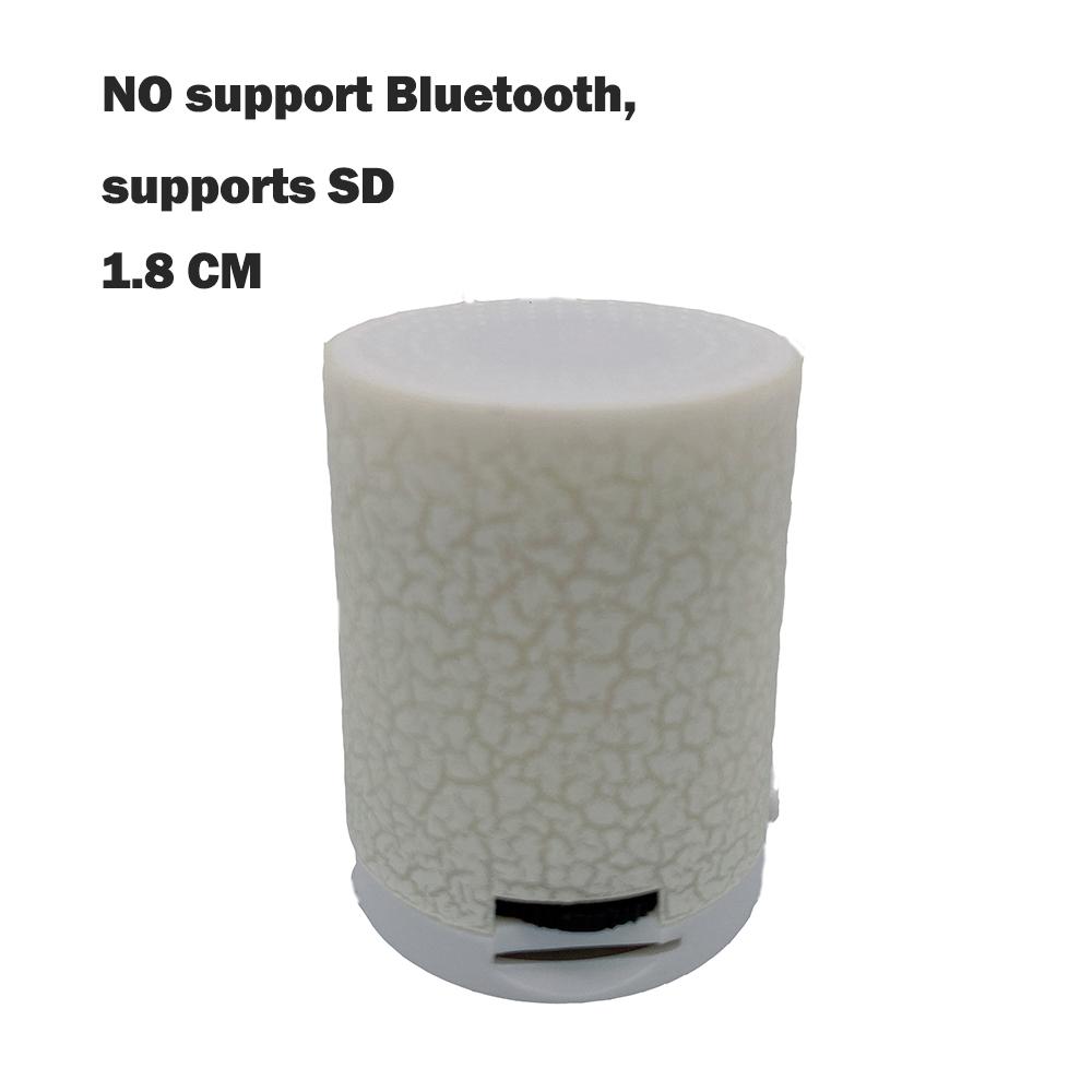 USB FM Mic Blutooth Music For Mobile Phone Tablets Bluetooth Devices LED Portable Mini Wireless Speakers With TF
