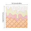 Салфетки с принтом мороженого Одноразовые товары для вечеринок Украшение на день рождения Красочные бумажные полотенца Подкладки для посуды Детский сувенир