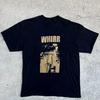 Редкая хлопковая футболка унисекс Whirr Band Members, плотная, черная, все размеры, BT635