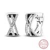 Charms Double Hoop Earrings For Women 100% 925 Silver Cubic Zircon Heart Star Moon Earrings Elegant Birthday Jewelry Gifts