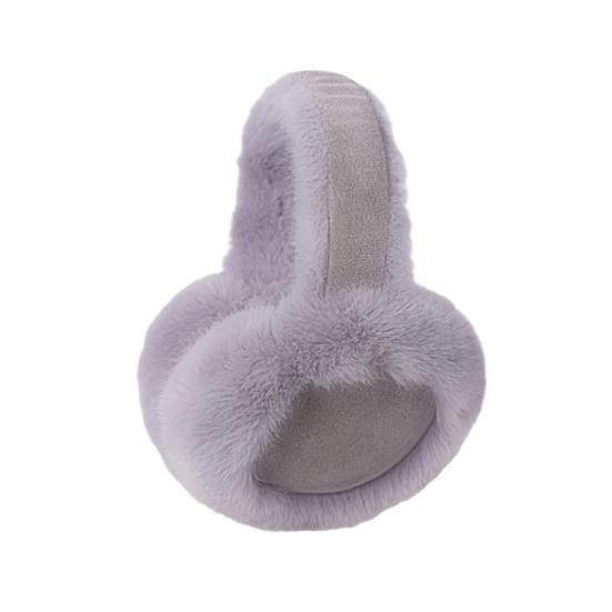 Winter Earmuff for Women Girls Foldable Fluffy Ear Warmer Soft Faux Fur Warm Ear Cover for Cold Weather Outdoors