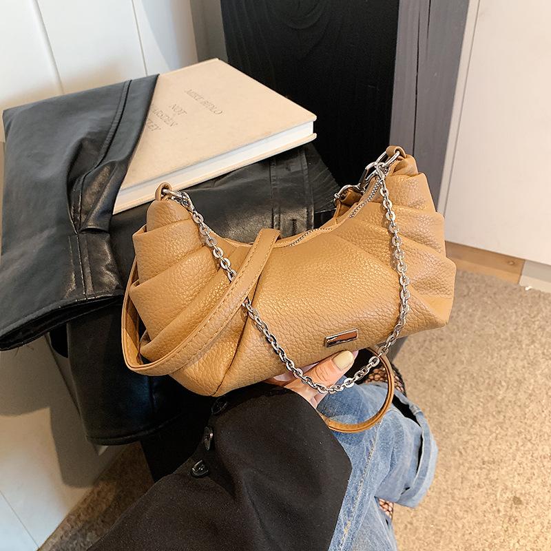 Premium Texture Niche Bag Women's Bag 2025 New Versatile Popular Ins Messenger Bag Fashionable Shoulder Dumpling Bag