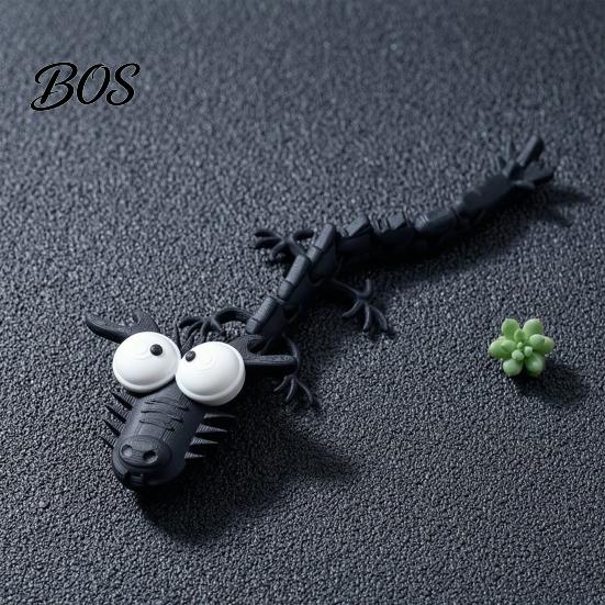 Dragon Fidget Toy 3D Printed Cartoon Figurine, Big Eyes Ornament with Movable Sculpture Joints, Stress Relief for Home Office Decor Desktop