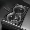 For Alfa Romeo Giulia 2017----2024 Real Carbon Fiber Rear Cup Holder Sticker LHD RHD Car Interior Decoration Accessories