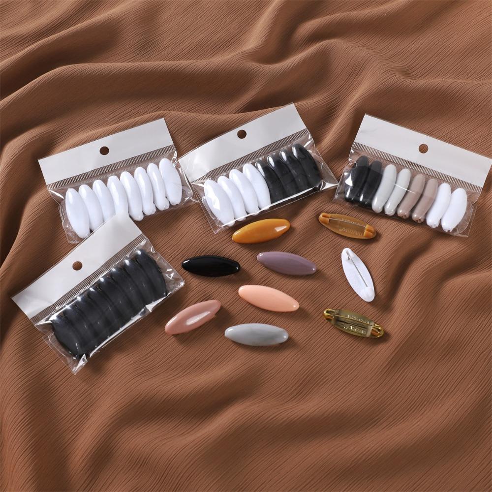 8 шт./компл. однотонная пластиковая брошь-игла элегантная детская брошь высокое качество английская булавка