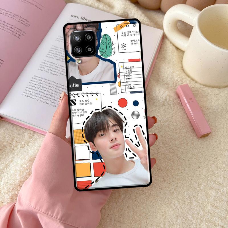 Cha Eun Woo Korean actor singer For Samsung Galaxy A54 A34 A14 A13 A52 A32 A12 A22 A72 A52S A33 A53 A73 A71 A51 Phone Case