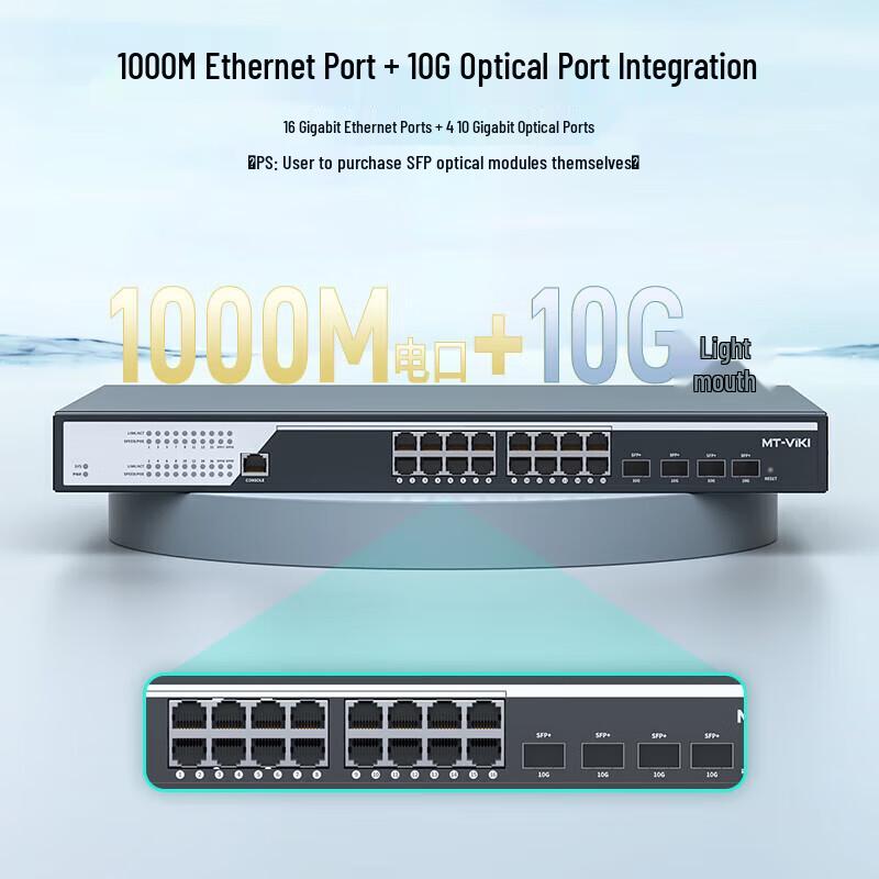 Maxtor Three-Layer Managed PoE Switch