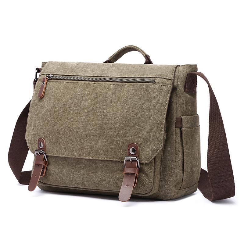 TS JYL laptop bag,Canvas Crossbody Bag Large Business Laptop Handbag
