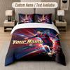 Custom Bedding Set Lionel Messi Pattern, Print Name Text 1 Duvet Cover plus 2 Pillowcases Home Textile