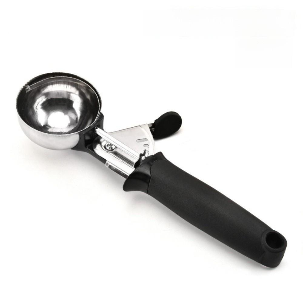 Rebound Ice Cream Scoop Stainless Steel Snowball Maker Durable Kitchen Tool Gelatos