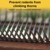 1 комплект шипов против крыс из нержавеющей стали, шипы для отпугивания птиц с хомутами, шипованный барьер от белок для контроля голубей и кошек