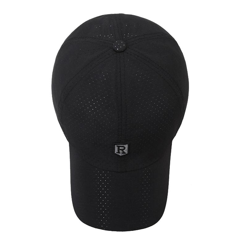 Летняя спортивная быстросохнущая сетчатая дышащая солнцезащитная бейсболка для мужчин и женщин с буквой R
