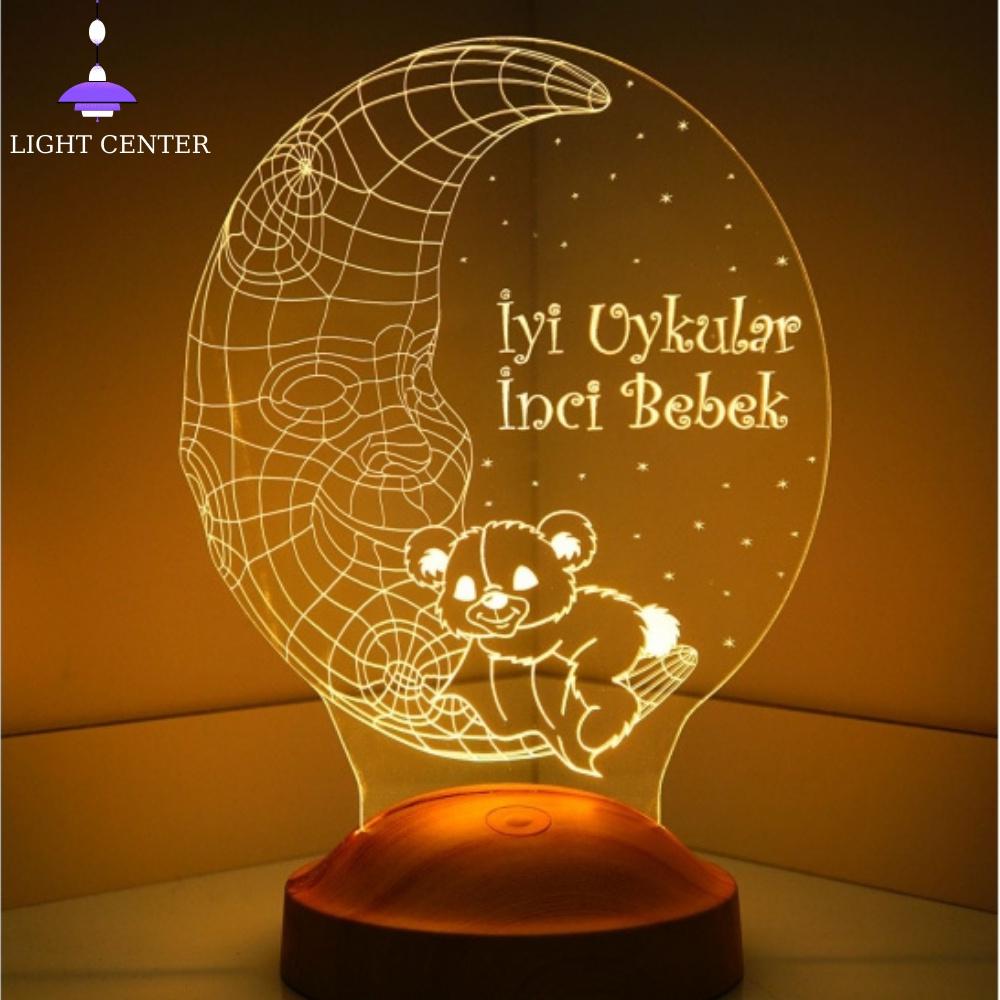 3D Customizable/ Teddy Bear Night Lamps Kids Led Desk Lamp Bedroom Decor Lamps for Bedrooms Home Decor