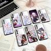 Чехол для телефона Anime NEEDY G-GIRL OVERDOSES для Samsung S25,24,23,22,30,21,10,9,Ultra,Plus,Lite,FE,4,5 G Мягкий черный чехол