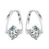 ADODO New Fashion Jewelry S925 Sterling Silver Hoop Ear Cuffs Vvs Moissanite Earrings for Fashion Women Present Jewelries
